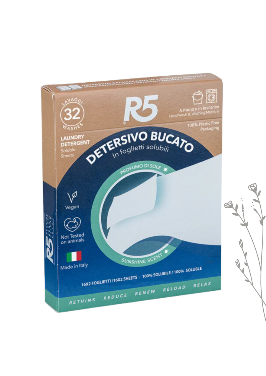 Detersivo in Foglietti Bucato Lavatrice - R5