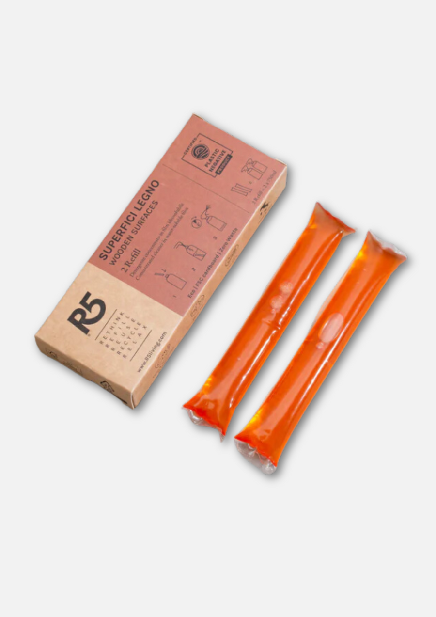 Detersivo concentrato Pavimenti e Superfici Legno - Refill - R5