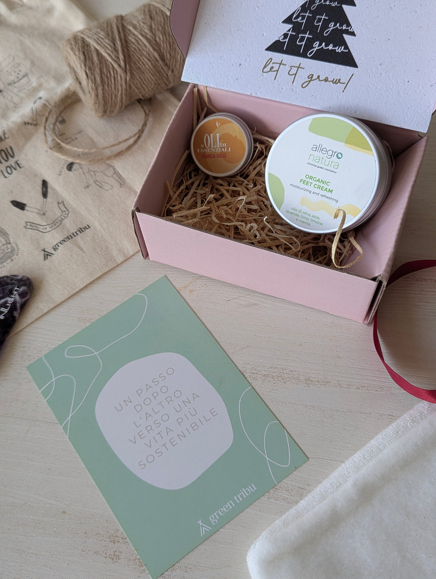 Box coccole fatate - Piedi e aromaterapia