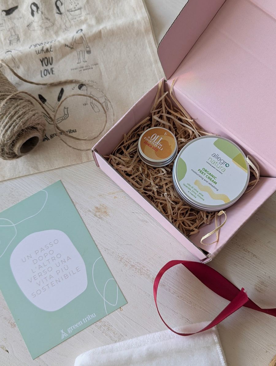 Box coccole fatate - Piedi e aromaterapia