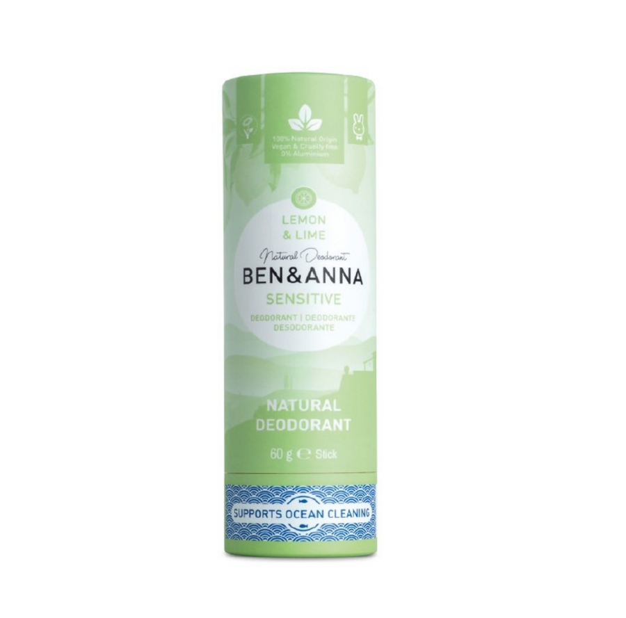Deodorante stick naturale e vegan per pelli sensibili 60 g - Ben & Anna