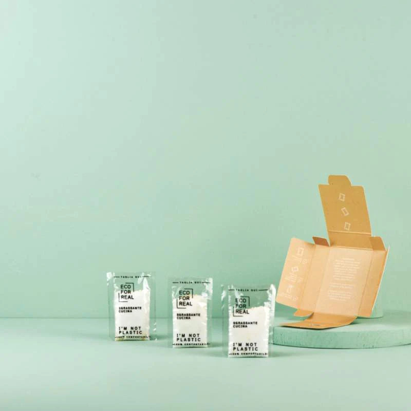 Detergente plastic-free – kit da 3 bustine - Cucina| Bagno | Multiuso - Eco for Real