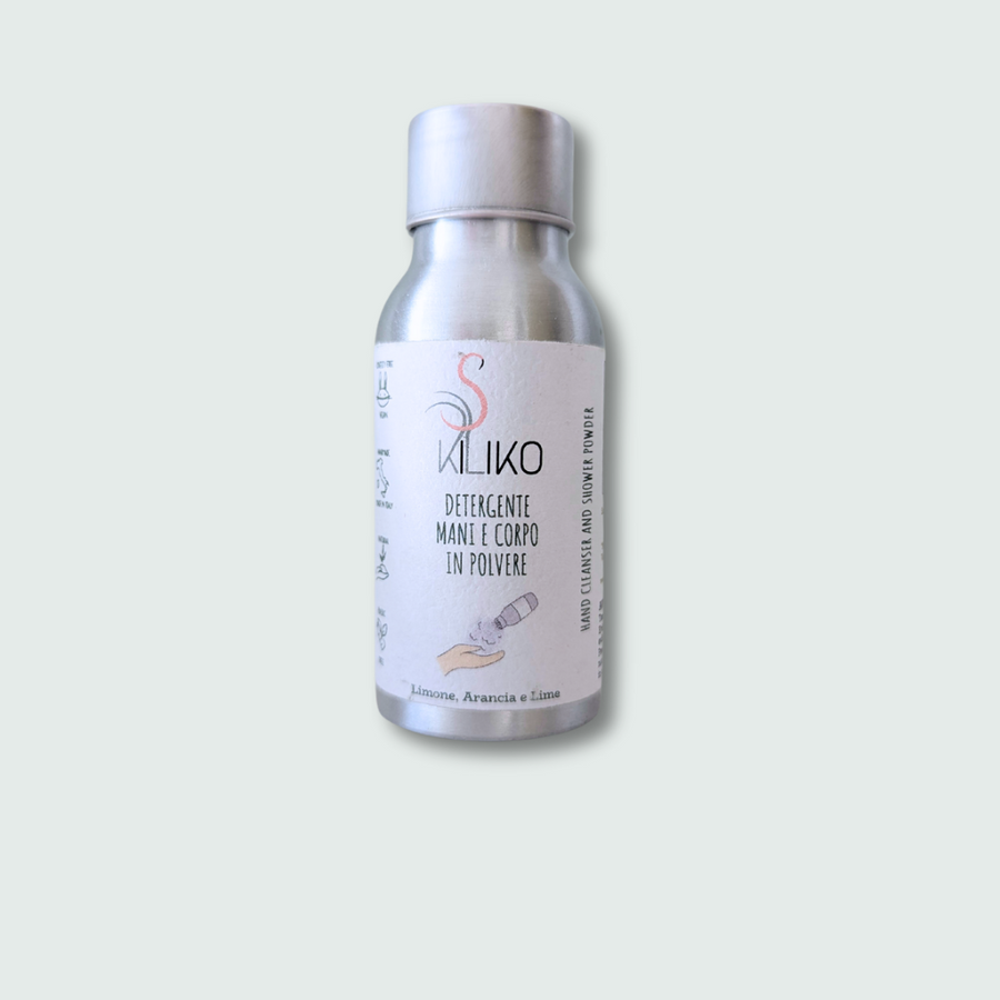 DETERGENTE MANI e CORPO in Polvere da viaggio- Kiliko