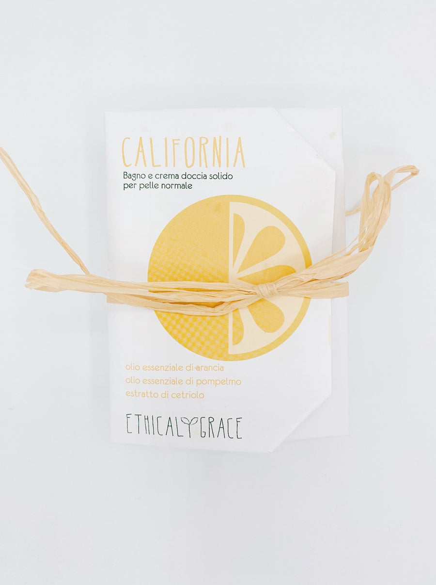 Bagno e crema doccia solido per pelli normali - CALIFORNIA - Ethical Grace