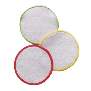 Dischetti di cotone biologico riutilizzabili - 3 dischi sfusi - Ecodis
