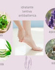 Crema piedi nutriente, rinfrescante, antibatterica- Allegro Natura