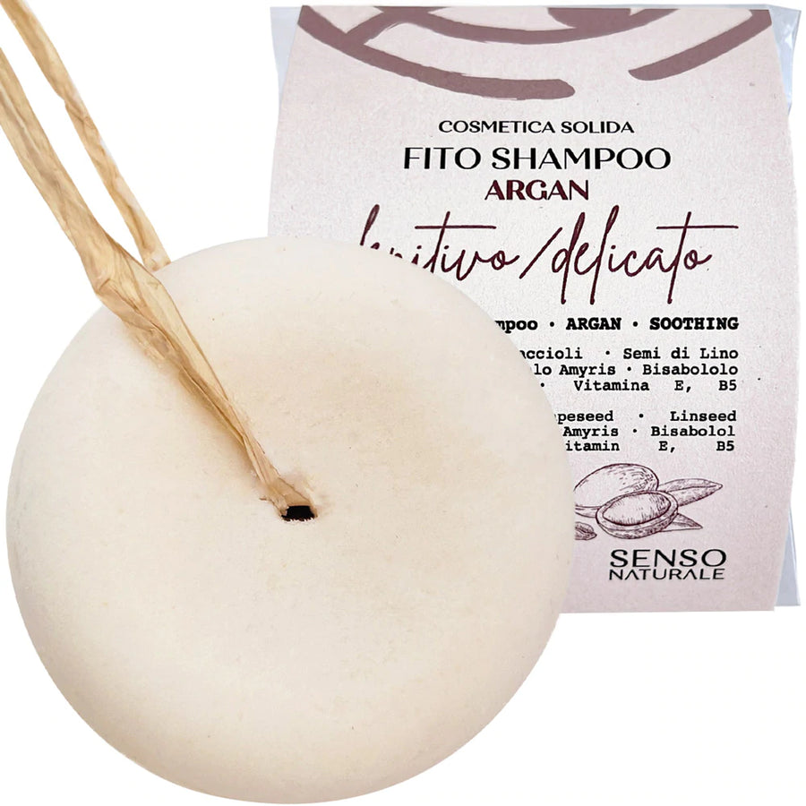 Fito Shampoo ARGAN Lenitivo (65g) - Delicato per cute sensibile - Senso Naturale