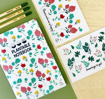 Notebook piantabile - fiori misti