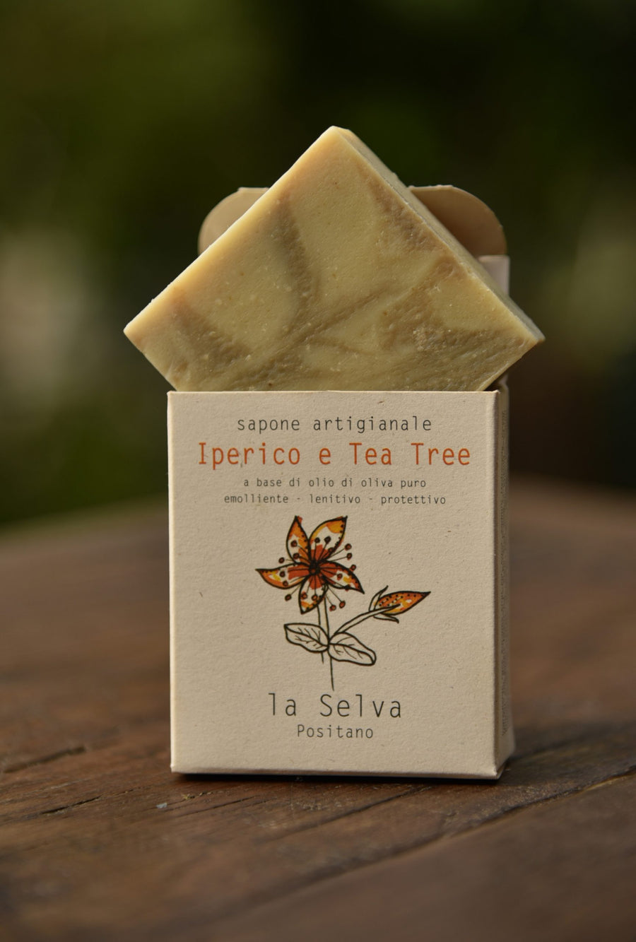 Sapone artigianale - Iperico e Tea tree - La Selva positano